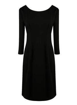 Vestido Naf Naf Guarnição preta para Mulher