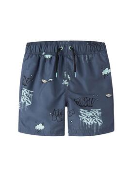 Fato de banho Name It Zatoony azul para menino