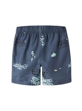 Fato de banho Name It Zatoony azul para menino