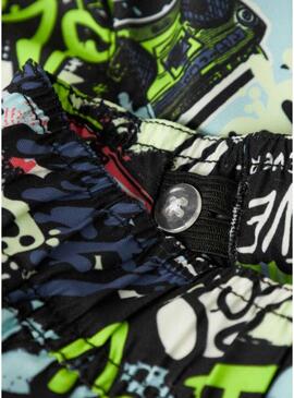 Fato de banho Name It Zatoony preto para menino