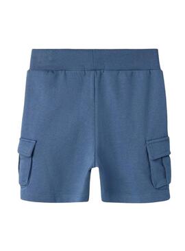 Bermudas Name It para menino Oli azul