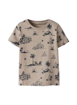 Camisola Name It Fille tostada para criança.