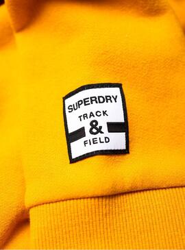 Sweat Superdry Trilha e Field Amarelo Mulher
