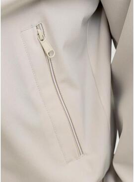 Jaqueta bomber bege da Jack and Jones para homem.