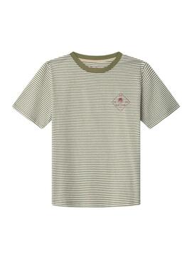 Camiseta Pepe Jeans Emmet verde para menino