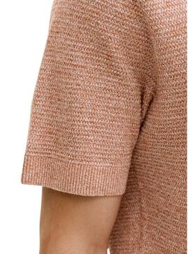 Camiseta Jack and Jones Bluriley coral para homem