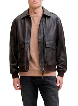 Camiseta Jack and Jones Bluriley coral para homem