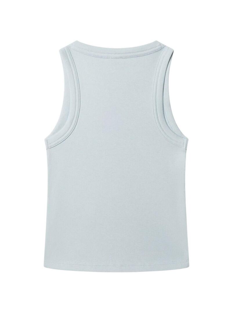 Camisa Pepe Jeans Giselle azul para meninas.