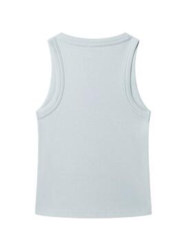 Camisa Pepe Jeans Giselle azul para meninas.