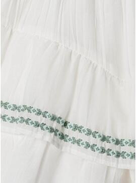 Shorts Pepe Jeans Hetty branco para menina