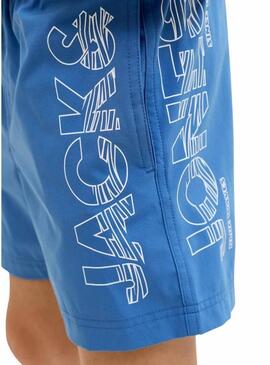 Fato de banho Jack and Jones Maui azul para menino