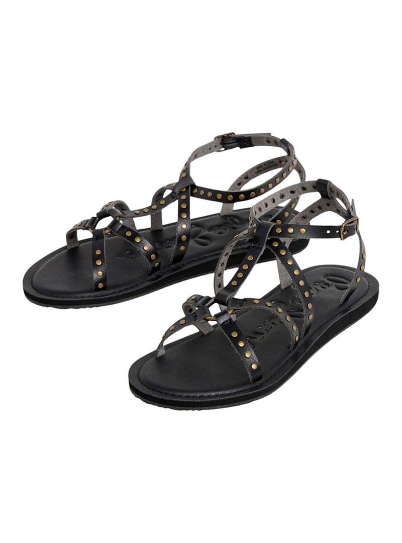 Sandalia Pepe Jeans Rio Studs preto para mulher