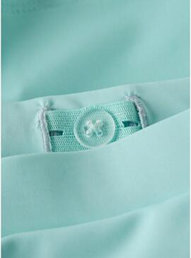 Calção de banho Name It Zigurt turquesa para menino.