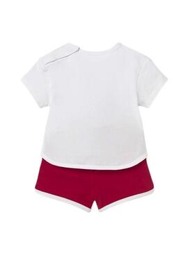 Conjunto Mayoral de looks esportivos multicolor para bebê.