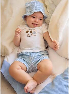 Conjunto de calção curto e boné Cielo