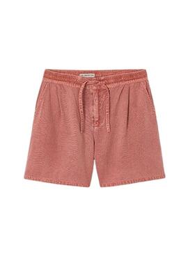 Bermuda Mayoral coral lavada para criança.