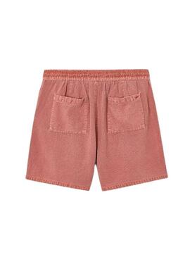 Bermuda Mayoral coral lavada para criança.