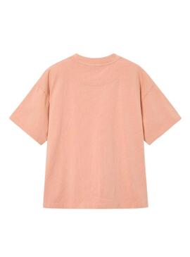 Camiseta Mayoral Búho Barcelona sol e praia coral para menino.