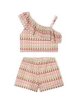 Conjunto Mayoral ponto fantasia para menina