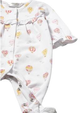 Conjunto de pijamas Mayoral longos multicolor para recém-nascido.