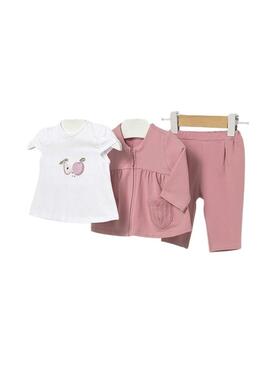 Conjunto de 3 peças Mayoral fato de treino para menina