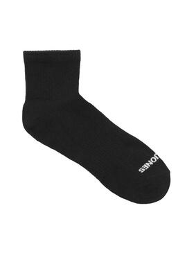 Pacote de meias Jack and Jones Cluca preto para homem.