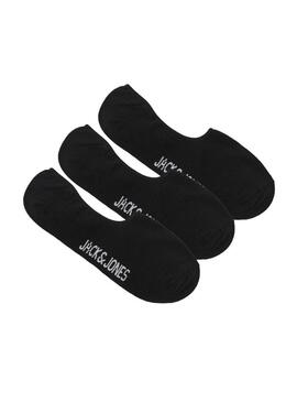 Pack pinkies Jack and Jones preto para homem