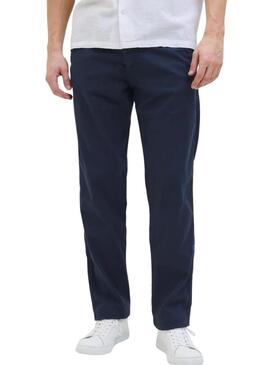 Calça Jack and Jones Kane Bindi azul para homem