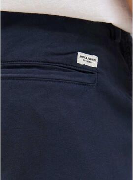 Calça Jack and Jones Kane Bindi azul para homem