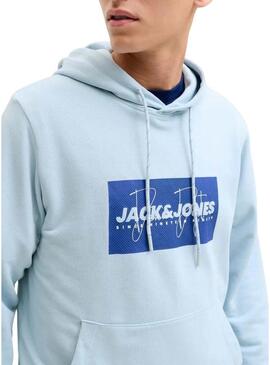 Moletom Jack and Jones Cole azul para homem