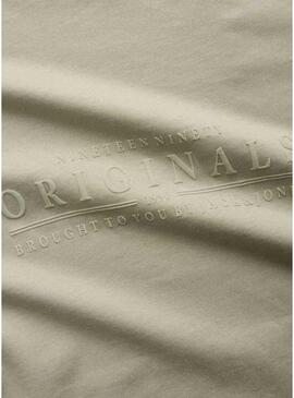 Camiseta Jack and Jones Catskills verde para homem