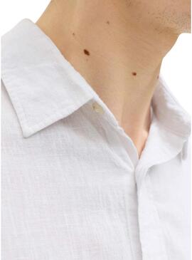 Camisa Jack and Jones Summer branca para homem.