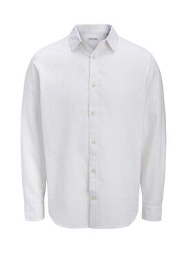 Camisa Jack and Jones Summer branca para homem.