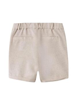 Bermudas Name It Father tostado para menino