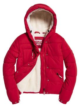 Jaqueta Superdry Esfera Vermelho Mulher