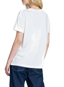 T-Shirt Lee Minilogo Branco Mulher
