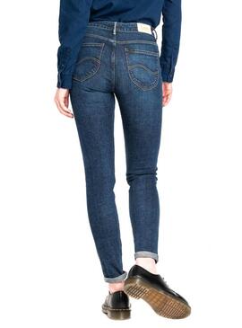 Calças Lee Scarlett High Escura Mulher