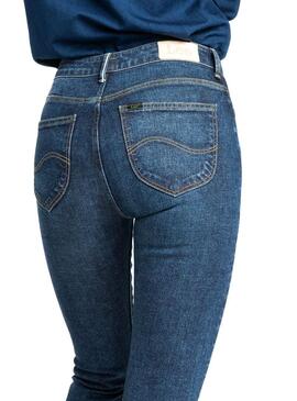 Calças Lee Scarlett High Escura Mulher