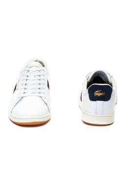 Sapatilhas Lacoste Carnaby Evo Brancos Homem