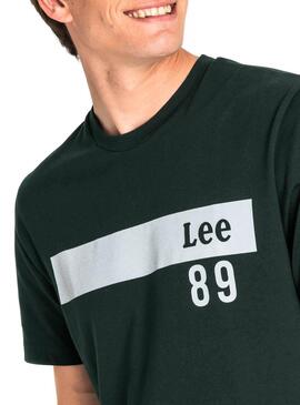 T-Shirt Lee Tecnologia Verde Homem
