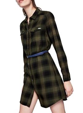 Vestido Pepe Jeans Chelo Verde Mulher