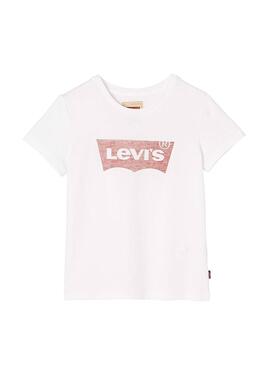 T-Shirt Levis Make Branco Menina