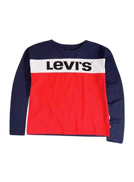 T-Shirt Levis Dropped o Colorblock Menino
