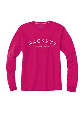 T-Shirt Hackett Logo Basic Granada Menino