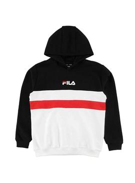 Sweat Fila Logo Preto Menino