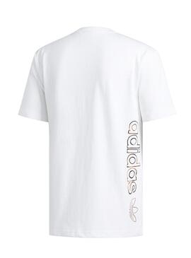 T-Shirt Adidas Aquarela Branco Para Homem