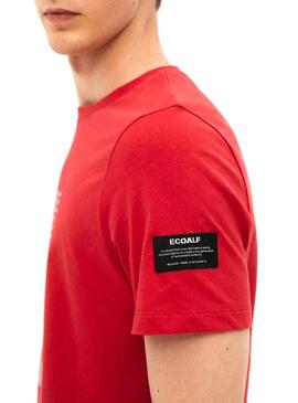 T-Shirt Ecoalf Natal Great Vermelho Homem