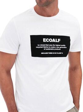 T-Shirt Ecoalf Natal Label Branco Homem