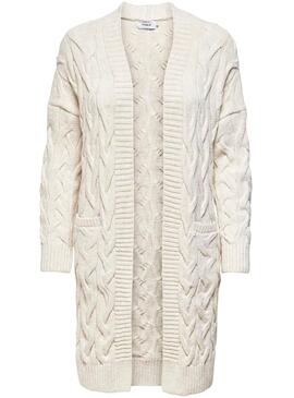 Jaqueta Only Freyah Bege Mulher