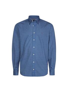 Camisa Tommy Hilfiger Ivy Impressão Azul Homem